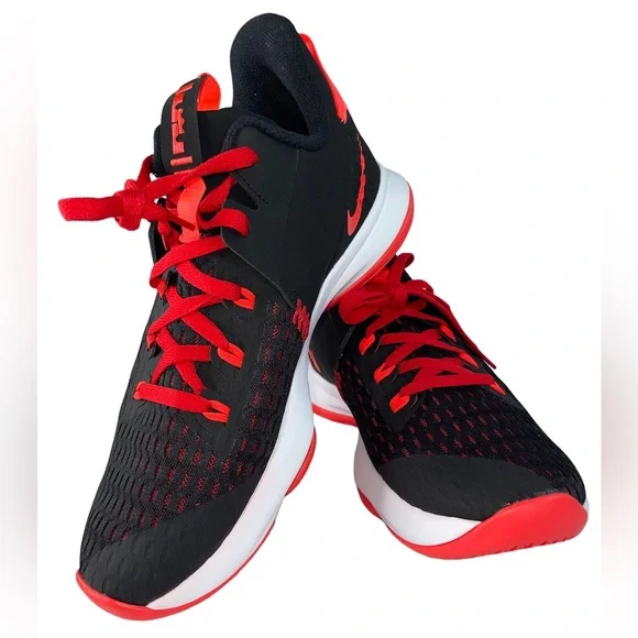 Nike Lebron Witness V Sneakers Men\'s 9.5 Mens Nike Lebron Witness V Basketball Shoes Sz 9.5 M Black  main image 4